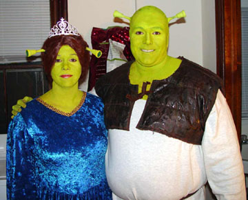 Mike and Dianna as Fiona and Shrek!